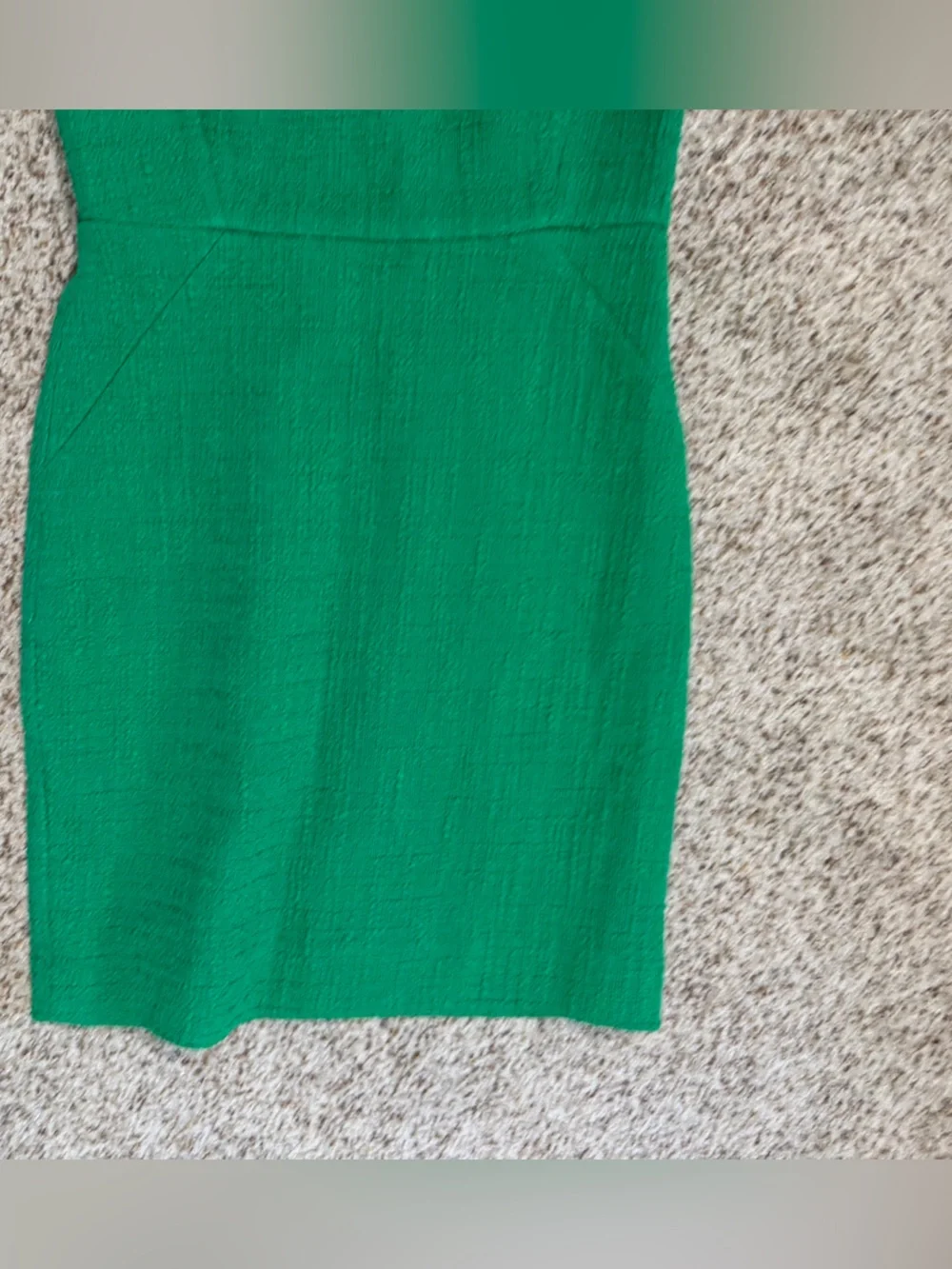 J Crew Tweed Dress Green Black Ric Rac Scallop Trim Sleeveless Size 0P